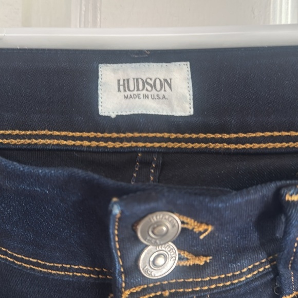 Women’s Hudson Jeans Beth‎ Baby Boot Cut Dark Wash Stretch Denim Size 27 RXD - Picture 5 of 10